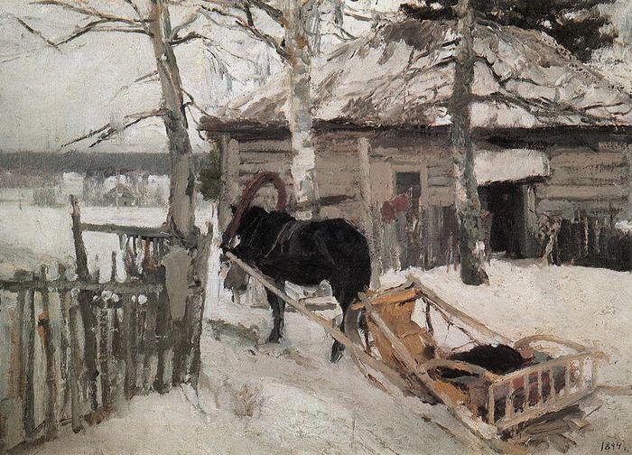 «Зимой», 1894 год